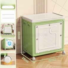 옷 수납 정리함 수납함 대용량 옷장 접이식 펜트리 폴딩박스, 1개, F_신선한 그린 대형 간결한 수납