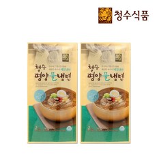 청수식품 평양 물냉면, 360g, 2개