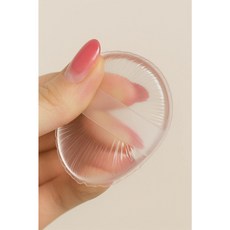 실리콘퍼프 선크림 쿠션 파운데이션 에어퍼프, 3개, 투명