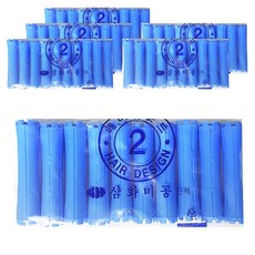 삼화미공 세미롱 헤어 파마롯드 미용실 펌전용 2호, 6개