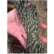 廣隆 31米 七芯傘繩 荒野求生繩 7芯繩 救生繩索 登山繩 露營繩, 森林迷彩, 森林迷彩