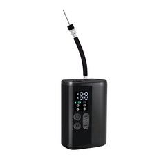 충전식 전자 볼 펌프 공기압 자동 세팅 에어펌프, 블랙, 1개