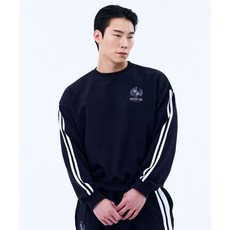 미학 MIHAK 아이비리그 트랙 라인 스웨트셔츠 NAVY