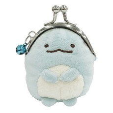 San-X 角落生物小零錢包口金包 SG-0031 (附鈴鐺/金屬環) 角落小夥伴手玉娃娃粒粒公仔, 1個, 蜥蜴SG-0031TG