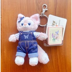 微日和 牛仔系列 達菲家族 玲娜貝爾 畫家貓 星黛露 奧樂米拉 烏龜造型 吊飾 鑰匙圈, 1個