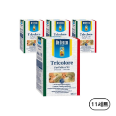 데체코 트리콜로레 파팔레 93번 삼색 나비 파스타 500g, 44개