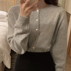 코지올 보들보들 소프트 니트 가디건 2025 가을 겨울 오피스룩 하객룩 정장 가디건 FREE