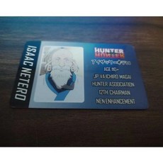 헌터헌터 헌헌 캐릭터 신분증 자격증 카드 곤 키르아 크라피카 레오리오 히소카, E