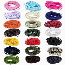 [청라핸즈] 스트링고무 2~2.5mm 450cm(5마)(09-075), (베이지), 1개