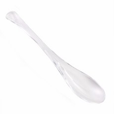 PC 롱 빙수스푼 투명, PC 롱 빙수 스푼 투명