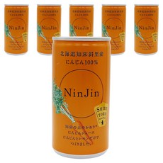 시레토코노츠치노카오리 홋카이도 시레토코 당근 주스 6개입, 190g, 1개