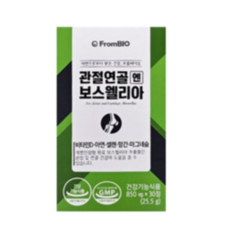 프롬바이오 관절연골 엔 보스웰리아 쇼핑백포함, 30정, 12박스