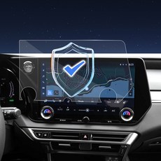 RUIYA 렉서스 RX 하이브리드 350h 450h+ 500h F 스포츠 내비게이션 강화유리 지문방지 액정보호필름, 강화유리-2장