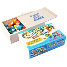 [잇커머스] 원목 알파벳 도미노 놀이 세트 선물 1(개) 4562PN