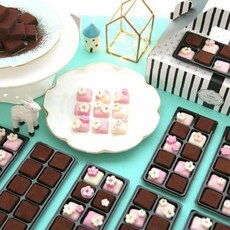 만들기 초콜릿 베이킹 패키지 포함 도구 세트 선물용 제조 간식 가정용 체험, 1개, 상세페이지 참조