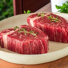 1++안심 투쁠 한우 마장동 소고기 300g 구이용 스테이크용 모듬 선물용, 1