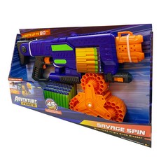 다트존 새비지스핀 다트총 장난감총 슈팅 배틀건 어린이총 완구, 다트존새비지스핀다트총