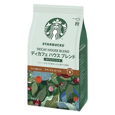 네슬레 스타벅스 디카페 하우스 블렌드 미디엄 로스트, 1개, 140g, 분쇄 커피