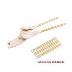 손떨림 젓가락 흔들림 식기 보조식기 젓가락 수전증 방지, 1개, A.젓가락여분젓가락끝3쌍포함