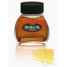 長益鋼筆 白金 platinum 墨水 INKM-1200 黃 藍，色彩鮮明，書寫流暢，適用各式鋼筆, 1個, SUNNY  YELLOW 太陽黃, 太陽黃