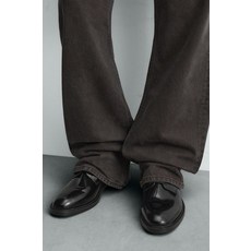 ZARA 자라 남성 스니커즈 포멀 슈즈 레더 더비 - 블랙 167195