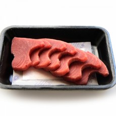 바로 먹는 슬라이스 참치회 가다랑어 속살 100g, 1개