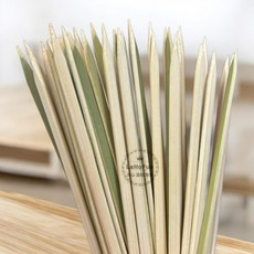 《LaHoFun》青皮平串100支/包 烤肉籤 竹籤 烤肉串 居酒屋 串燒扁籤 一次性竹籤, 1個, 15公分 (100入/包), 100入/包