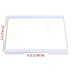 냉장고 슬라이드 선반 트레이 가벽 글라스 이중, 기본 모델명/품번, 45x29cm 이중 가장자리