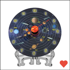 과학완구 과학 입체 태양계 행성 시계 만들기 1개, 고급형