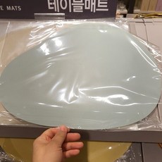 모던하우스 가죽패턴 실리콘 조약돌모양 식탁매트 그린 451978, 모던하우스 가죽패턴 실리콘 조약돌모양 식탁매트 그린 4