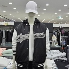 [국내매장 정품] 써드케이 (남녀공용)소매 배색 패딩점퍼MP1JU017 블랙 CJ 637988