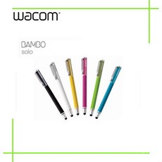 Wacom Bamboo Stylus solo 一代觸控筆 (買一送一) 高靈敏度觸控筆，適用於平板電腦和智慧型手機, 1個, 桃紅色,橘色