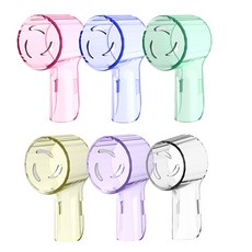 6pcs 칫솔머리 방진커버 전동칫솔용 칫솔머리 보호 및 가정용 야외에서 편리한 여행, 6개, 1