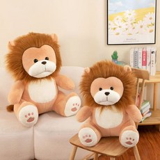 獅子毛絨玩偶兒童安撫抱枕, 獅子, 1個