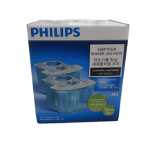 필립스 전기면도기 세정액 JC301, 2개 1세트