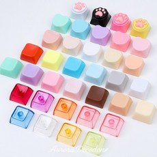 기계식 키보드 키캡 클릭커 휴대용 스트레스 해소 장난감 4종 A1019, 컬러, 26, 1개