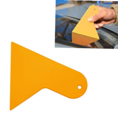 헤라 용품 자동차 차량 튜닝 삼각 플라스틱 노란색, 본상품