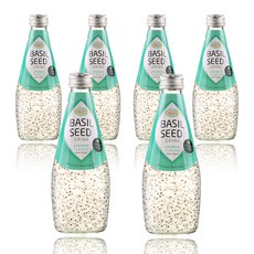 예이니식품 웰 바질시드 드링크 리치 (290ml) 유튜브주스음료수과일, 290ml, 6개