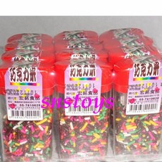 SNS 古早味 巧克力米 五彩巧克力 12罐裝, 1個