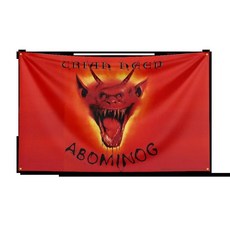 헤비 록 밴드 플래그 폴리 에스터 디지털 인쇄 배너 침실 벽 예술 야외 태피스트리, 1개, 5. ZH7830