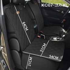 자동차 시트 커버 자동차 앞좌석 매트. 강아지용 애완동물 방지 매트 얼룩 및 쿠션 방수, F. 검정 검정 특대 앞줄