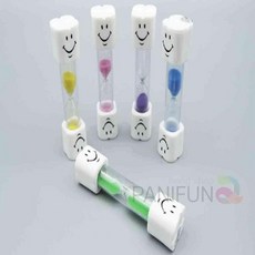 양치 모래시계 타이머 어린이용 양치습관 교육용 욕실용 모래시계, 기본