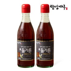 광천김 밥상마루 들기름350ml 2개 총2병