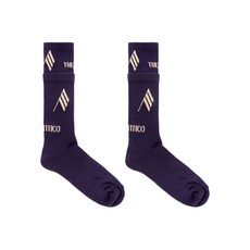 아티코 플래그 로고 코튼 양말