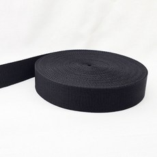 이중직 웨이빙끈 18M(20마), 1개, 검정 38mm
