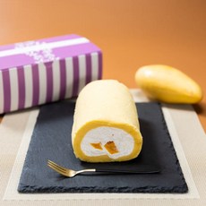 [신키네도] 망고 롤케이크 달콤한 망고를 그대로 담은 일본 수제 디저트, 350g, 1개