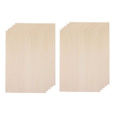 shangren 10/20 조각 나무 판 모델 린든 잎 판자 집 비행기, 200x450mm, 10pcs