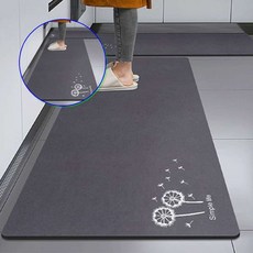 쌍문상회 규조토 욕실발매트 규조토발매트 B형 주방발판 발매트주방매트 규조토매트 세트구성 주방 빨아쓰는 부엌발매트 부엌매트 화장실매트 40872EA, 데이지 세트