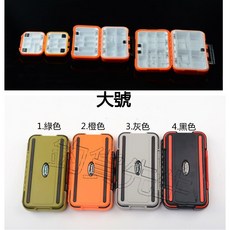 《釣貨先生》防水漁具盒/路亞餌盒, 1個, 小號黑色
