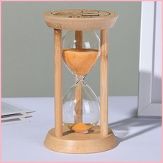 夜光沙漏計時器 5/10/30分鐘/3.5小時計時流沙漏鬥擺件, 橙色5分鐘普通款